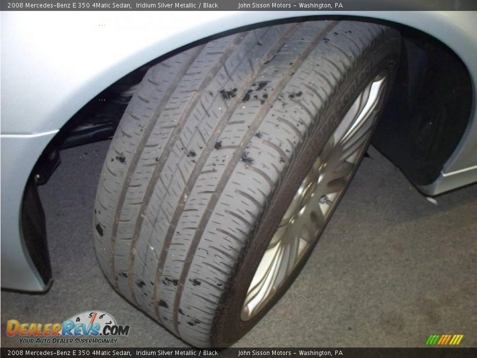 2008 Mercedes-Benz E 350 4Matic Sedan Iridium Silver Metallic / Black Photo #11