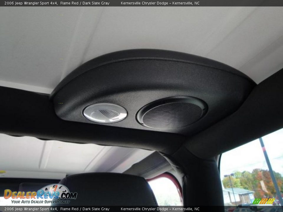 2006 Jeep Wrangler Sport 4x4 Flame Red / Dark Slate Gray Photo #25