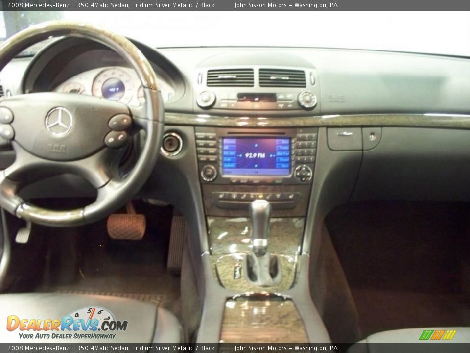 2008 Mercedes-Benz E 350 4Matic Sedan Iridium Silver Metallic / Black Photo #15
