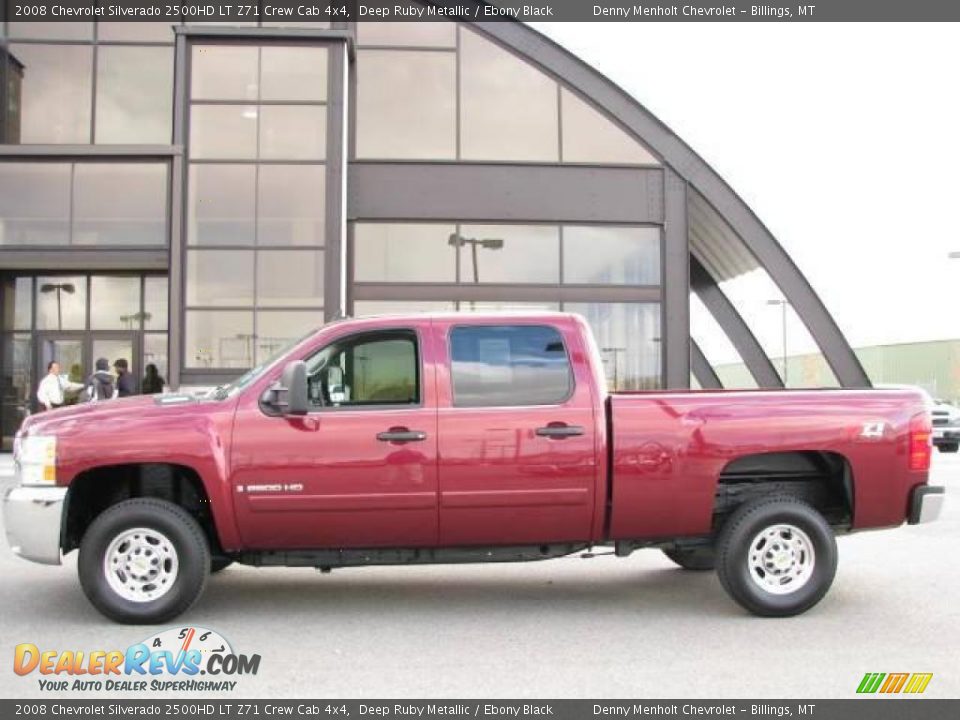 2008 Chevrolet Silverado 2500HD LT Z71 Crew Cab 4x4 Deep Ruby Metallic / Ebony Black Photo #1