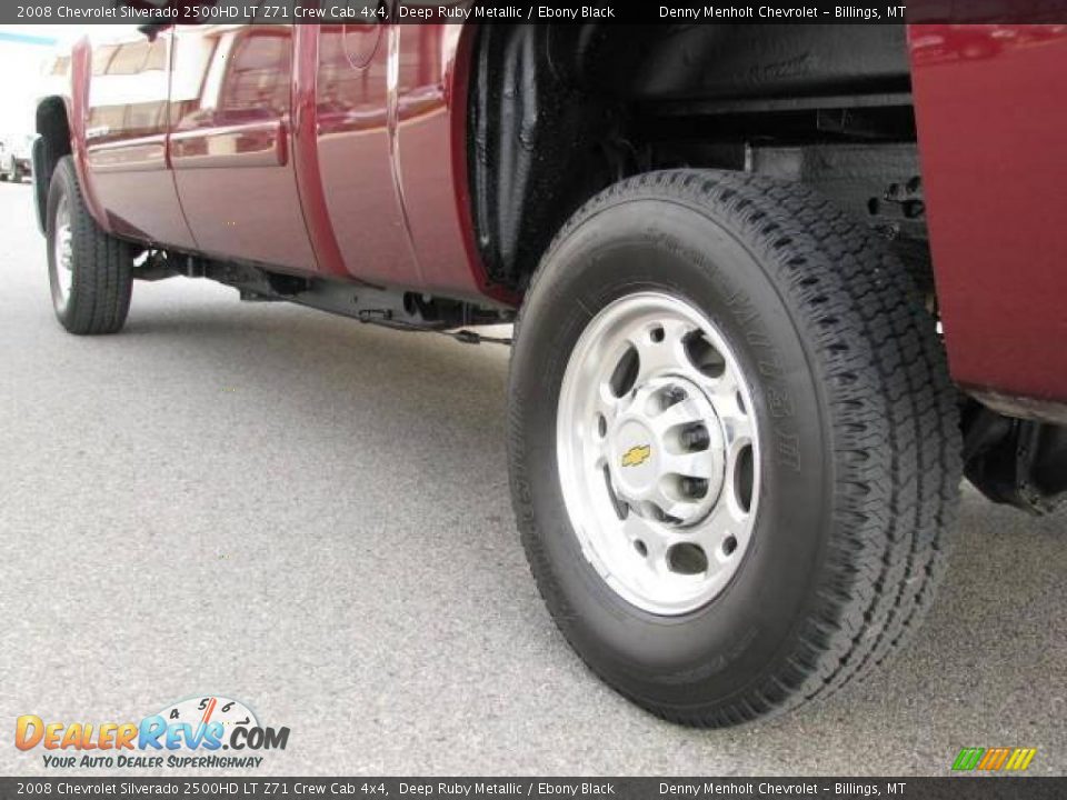 2008 Chevrolet Silverado 2500HD LT Z71 Crew Cab 4x4 Deep Ruby Metallic / Ebony Black Photo #7