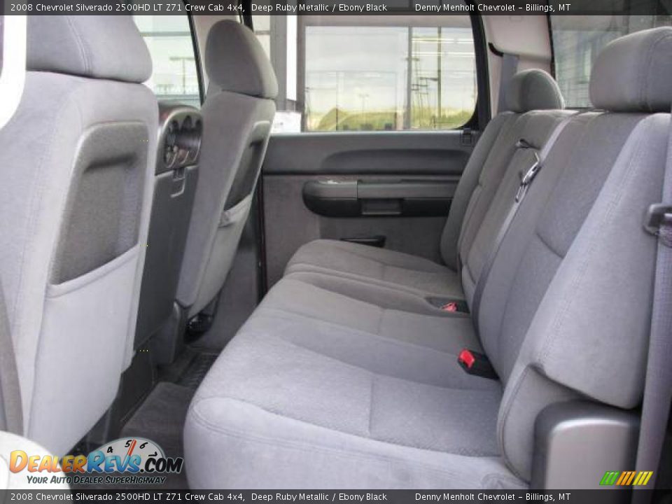 2008 Chevrolet Silverado 2500HD LT Z71 Crew Cab 4x4 Deep Ruby Metallic / Ebony Black Photo #9