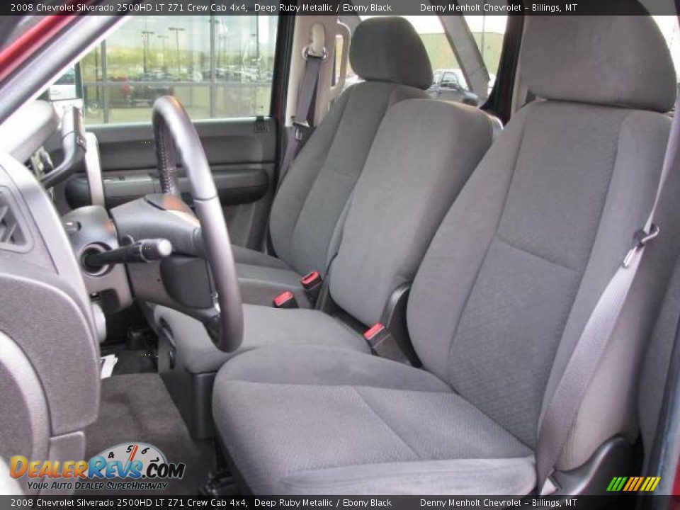2008 Chevrolet Silverado 2500HD LT Z71 Crew Cab 4x4 Deep Ruby Metallic / Ebony Black Photo #10
