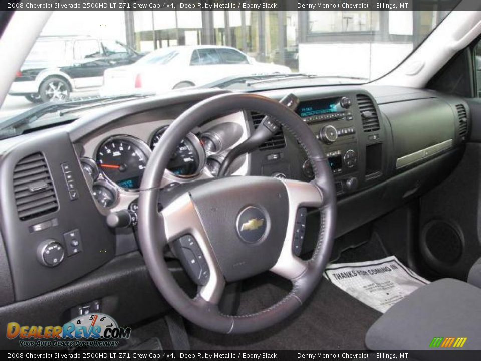 2008 Chevrolet Silverado 2500HD LT Z71 Crew Cab 4x4 Deep Ruby Metallic / Ebony Black Photo #11