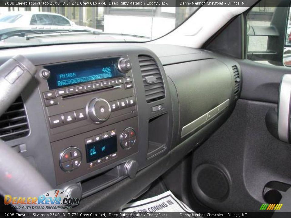 2008 Chevrolet Silverado 2500HD LT Z71 Crew Cab 4x4 Deep Ruby Metallic / Ebony Black Photo #12