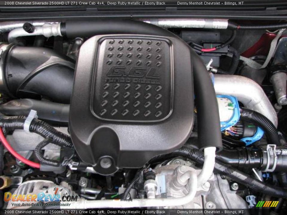 2008 Chevrolet Silverado 2500HD LT Z71 Crew Cab 4x4 Deep Ruby Metallic / Ebony Black Photo #14