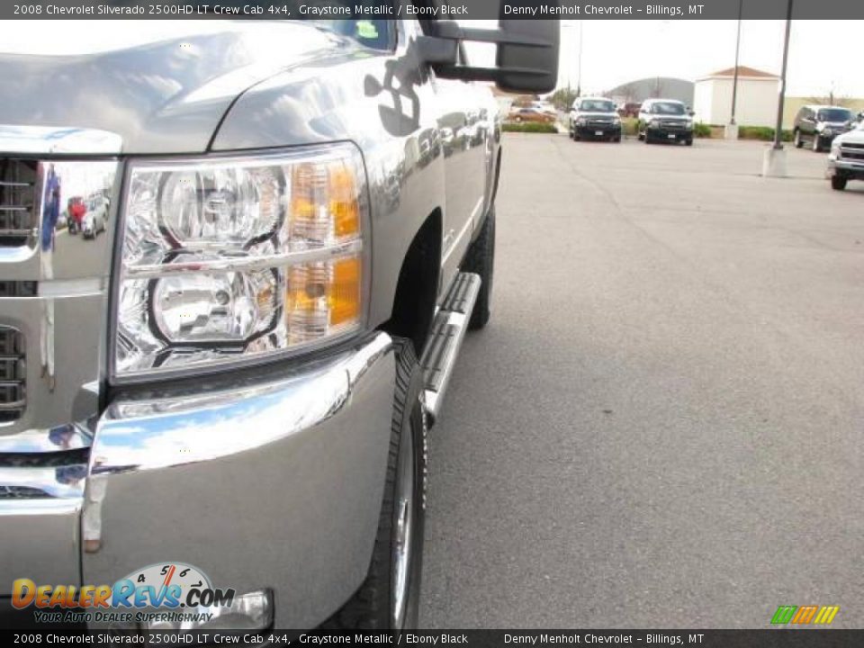 2008 Chevrolet Silverado 2500HD LT Crew Cab 4x4 Graystone Metallic / Ebony Black Photo #3