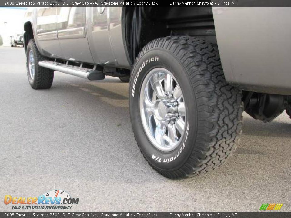 2008 Chevrolet Silverado 2500HD LT Crew Cab 4x4 Graystone Metallic / Ebony Black Photo #9