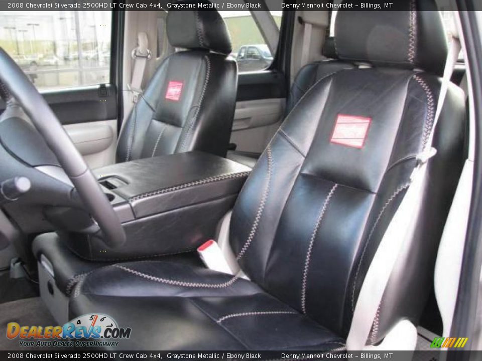 2008 Chevrolet Silverado 2500HD LT Crew Cab 4x4 Graystone Metallic / Ebony Black Photo #14