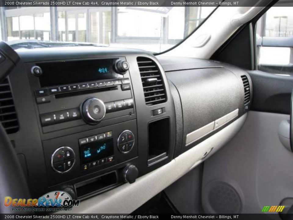 2008 Chevrolet Silverado 2500HD LT Crew Cab 4x4 Graystone Metallic / Ebony Black Photo #17