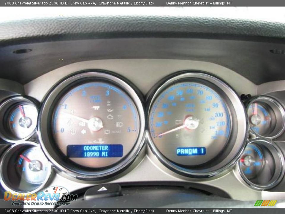 2008 Chevrolet Silverado 2500HD LT Crew Cab 4x4 Graystone Metallic / Ebony Black Photo #18