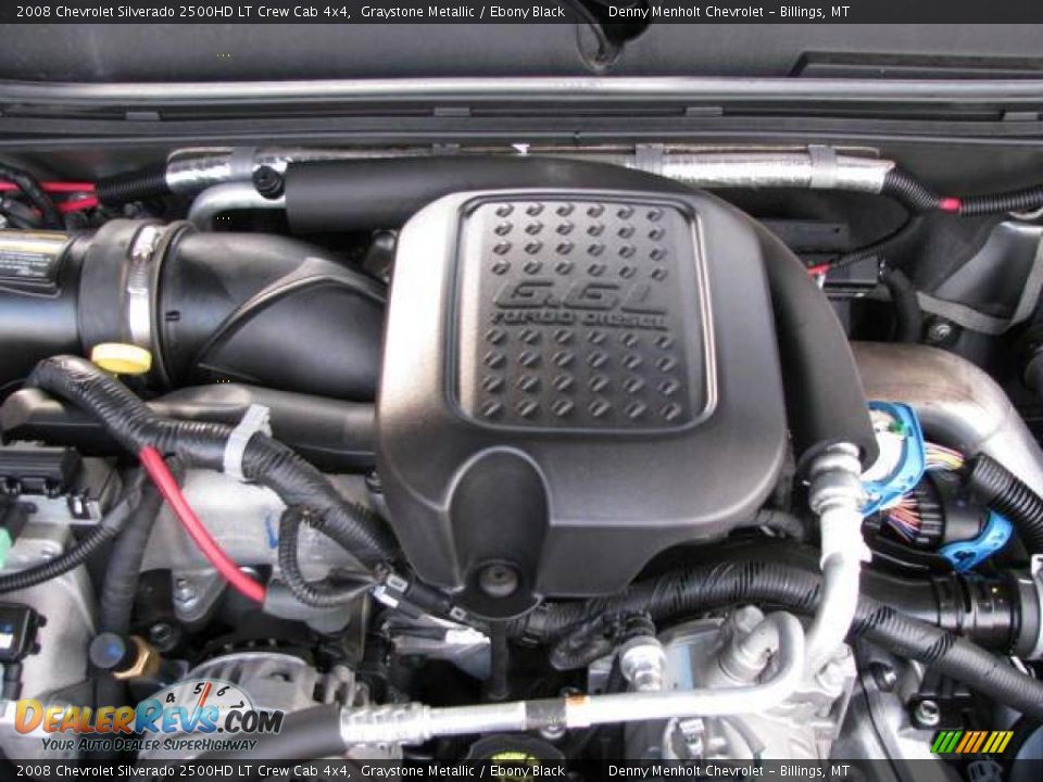 2008 Chevrolet Silverado 2500HD LT Crew Cab 4x4 Graystone Metallic / Ebony Black Photo #19