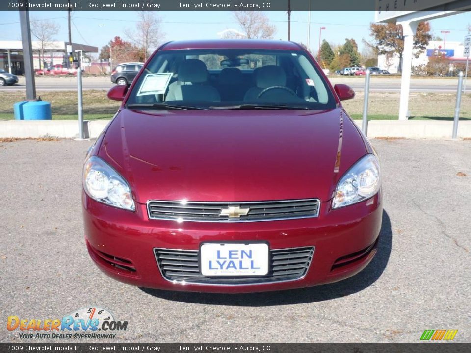 2009 Chevrolet Impala LT Red Jewel Tintcoat / Gray Photo #2