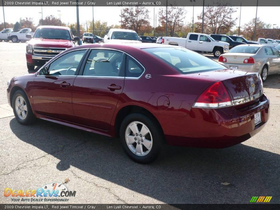 2009 Chevrolet Impala LT Red Jewel Tintcoat / Gray Photo #4