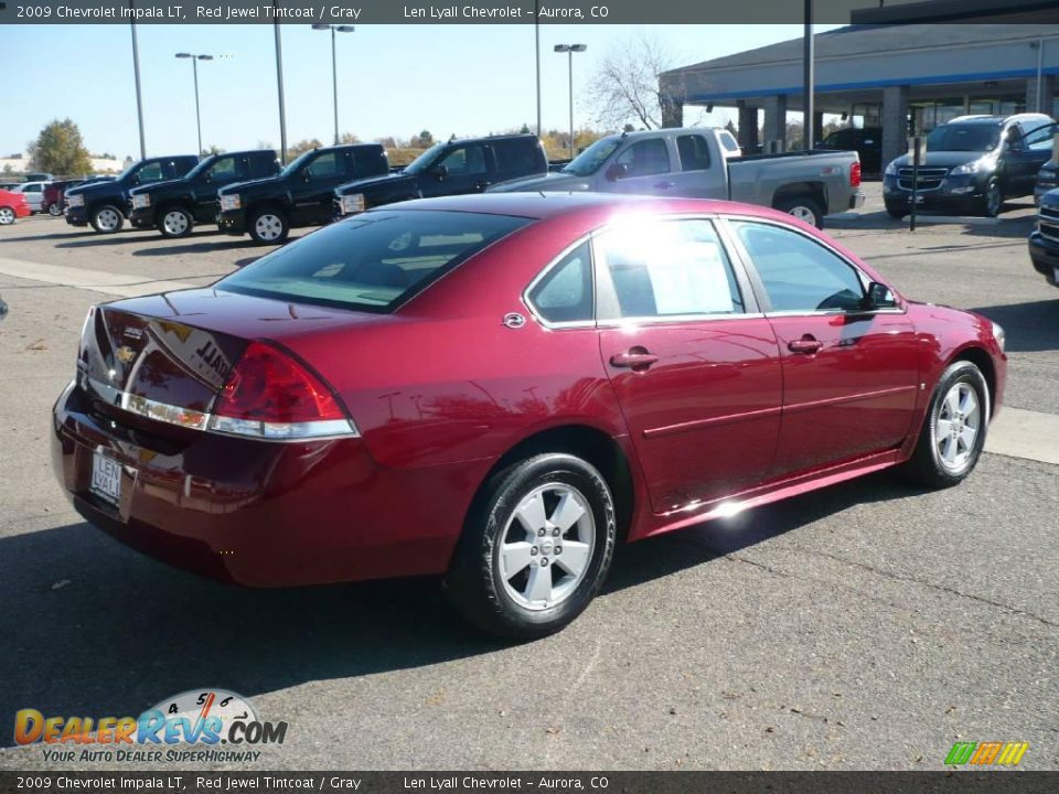 2009 Chevrolet Impala LT Red Jewel Tintcoat / Gray Photo #6