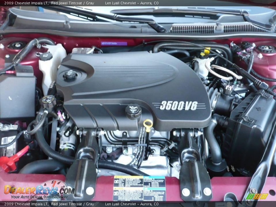 2009 Chevrolet Impala LT Red Jewel Tintcoat / Gray Photo #20