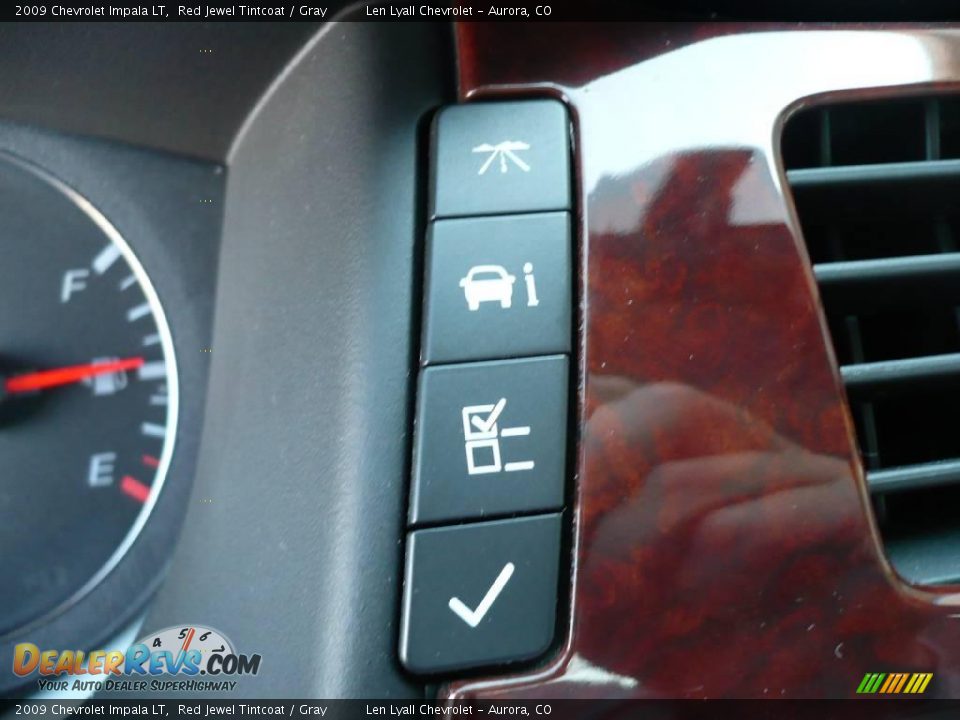 2009 Chevrolet Impala LT Red Jewel Tintcoat / Gray Photo #24
