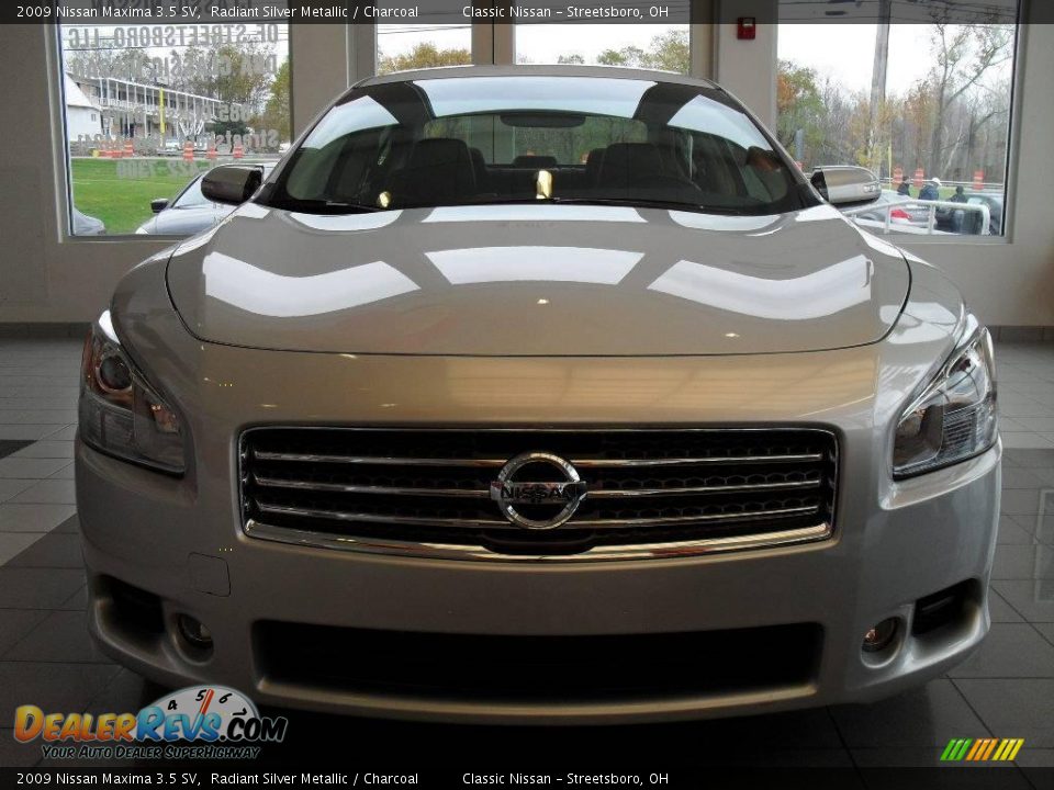 2009 Nissan Maxima 3.5 SV Radiant Silver Metallic / Charcoal Photo #5