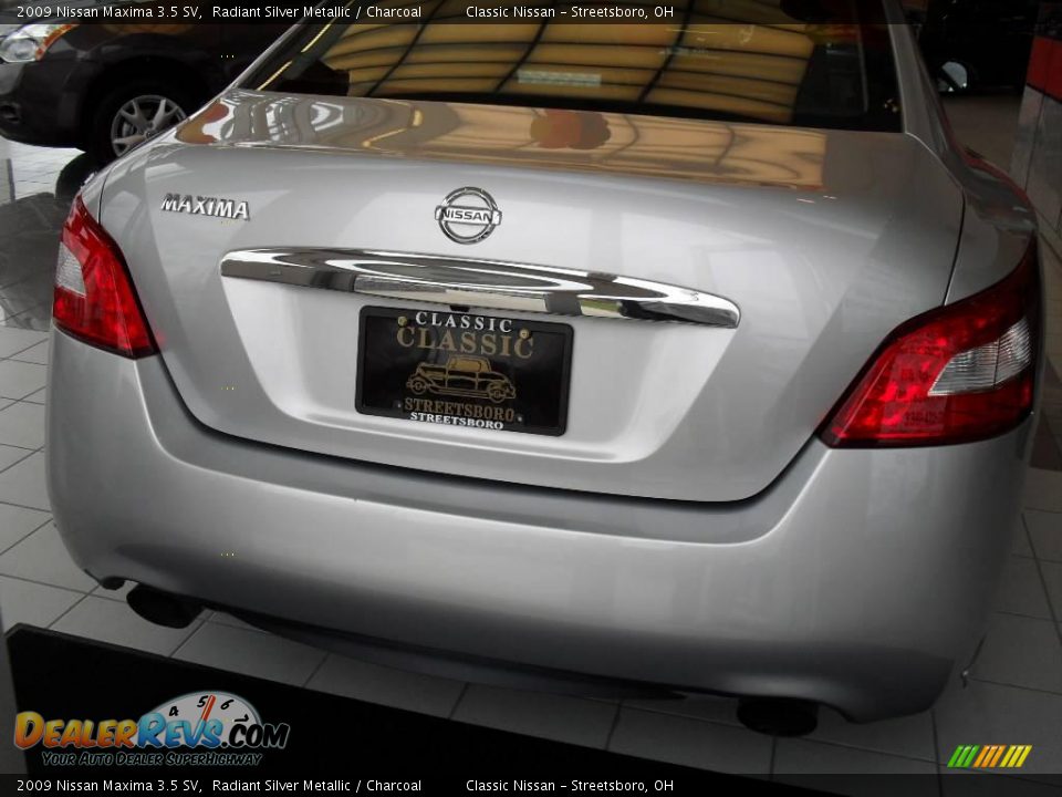 2009 Nissan Maxima 3.5 SV Radiant Silver Metallic / Charcoal Photo #6
