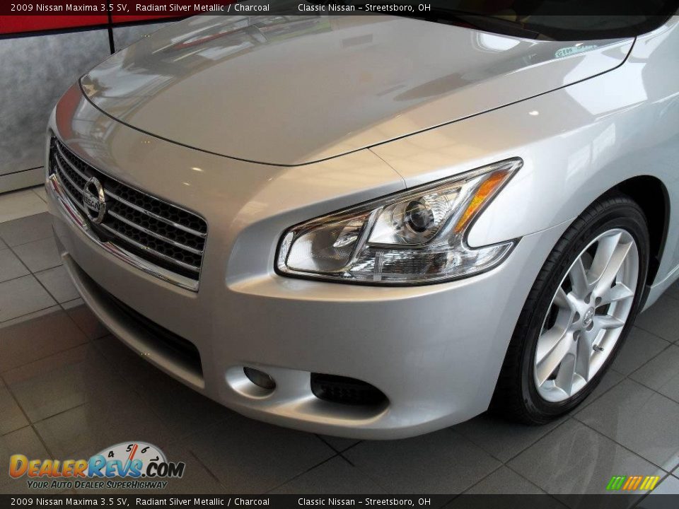 2009 Nissan Maxima 3.5 SV Radiant Silver Metallic / Charcoal Photo #7