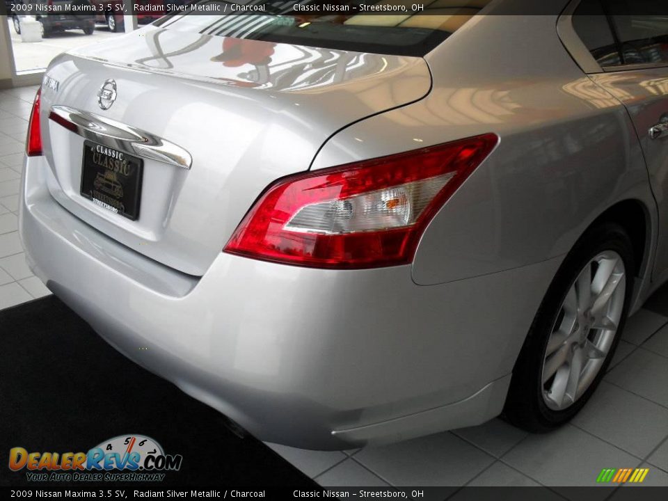2009 Nissan Maxima 3.5 SV Radiant Silver Metallic / Charcoal Photo #10