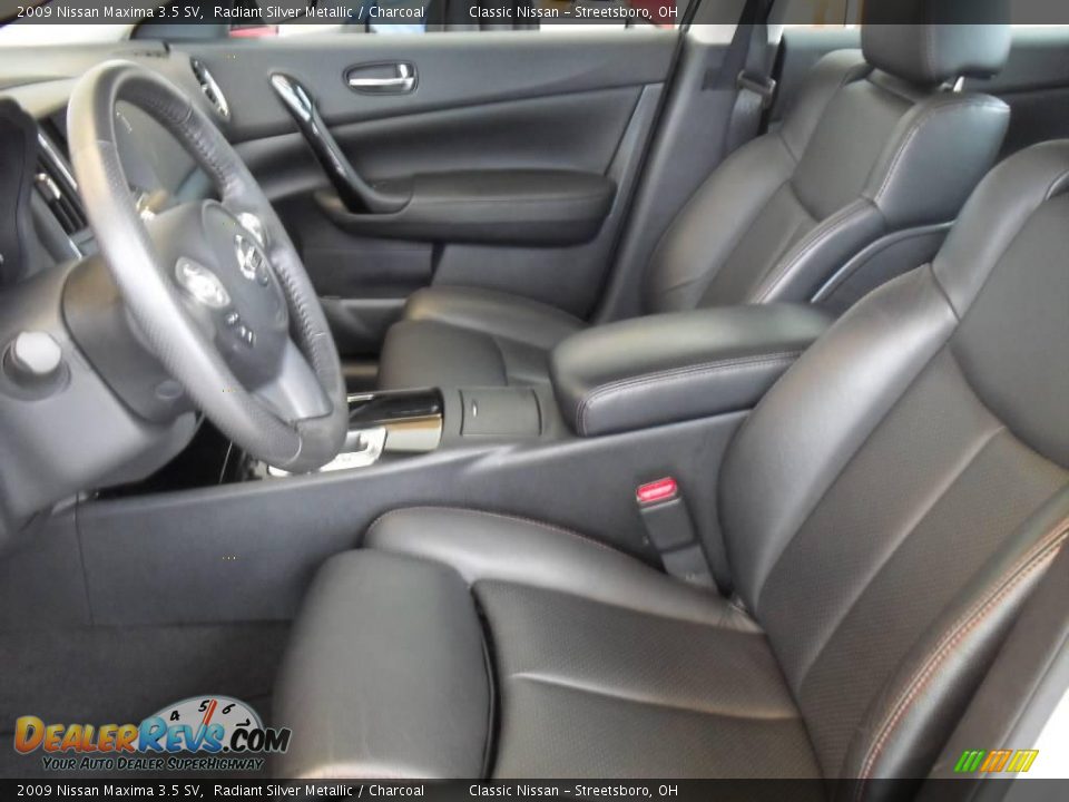 2009 Nissan Maxima 3.5 SV Radiant Silver Metallic / Charcoal Photo #14