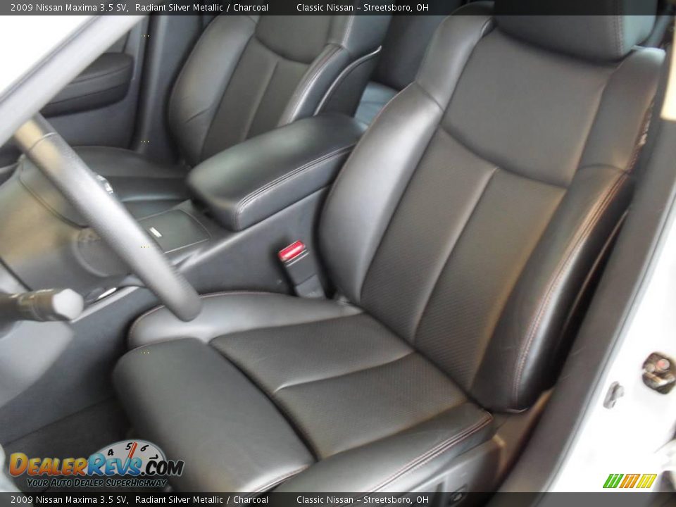 2009 Nissan Maxima 3.5 SV Radiant Silver Metallic / Charcoal Photo #16