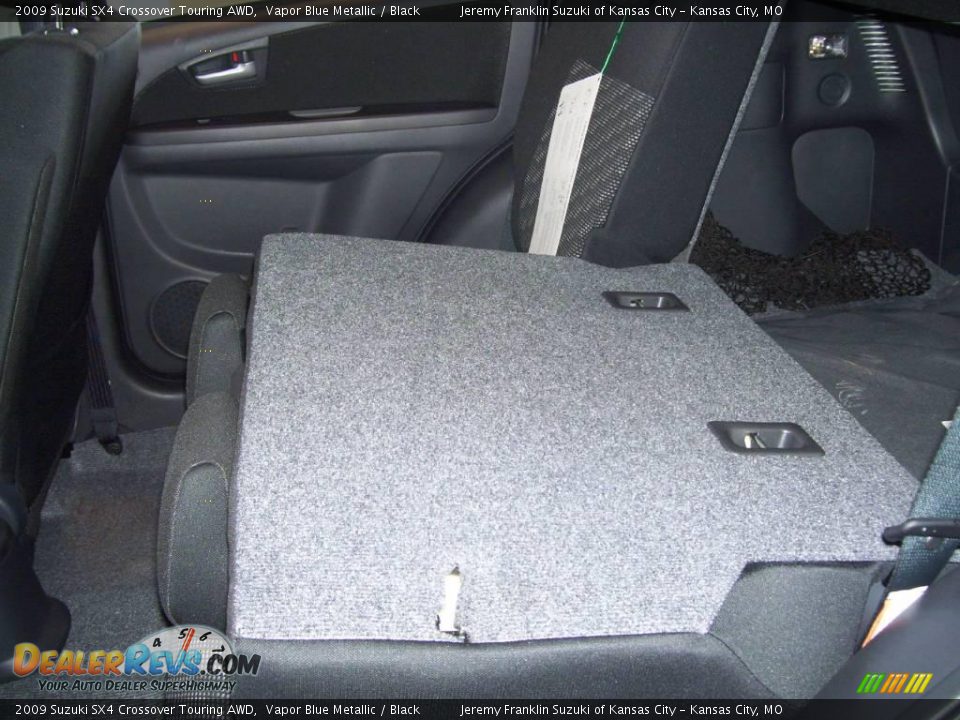 2009 Suzuki SX4 Crossover Touring AWD Vapor Blue Metallic / Black Photo #8