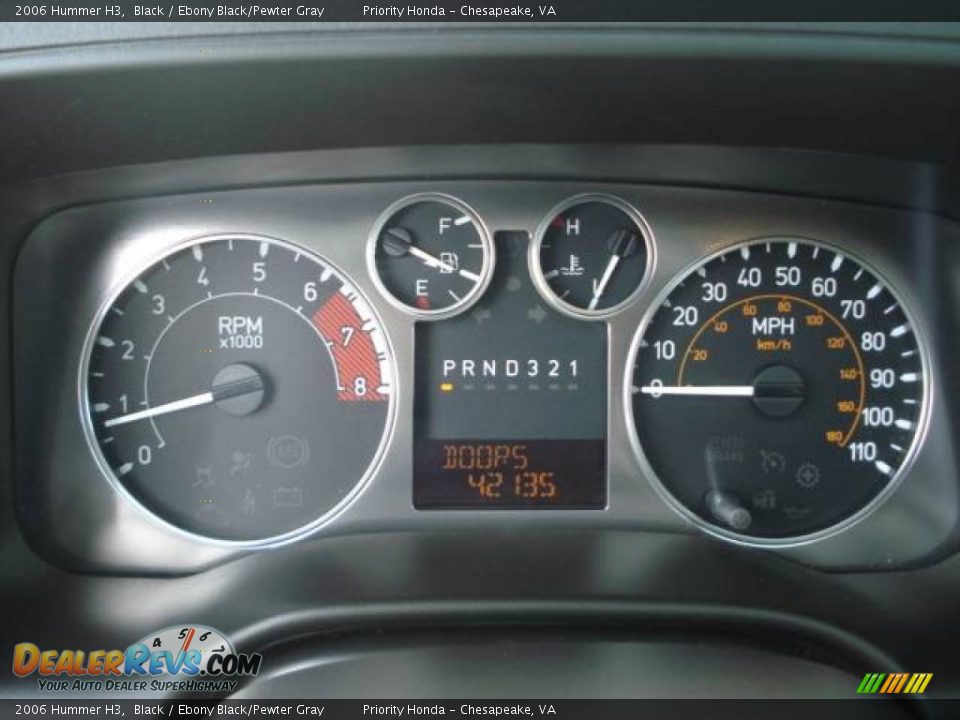 2006 Hummer H3 Black / Ebony Black/Pewter Gray Photo #21