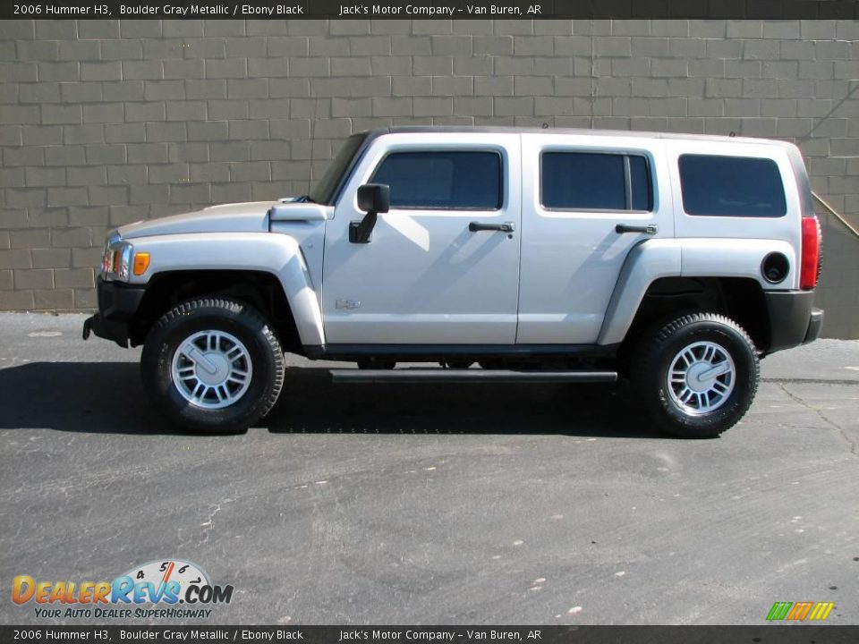 2006 Hummer H3 Boulder Gray Metallic / Ebony Black Photo #1