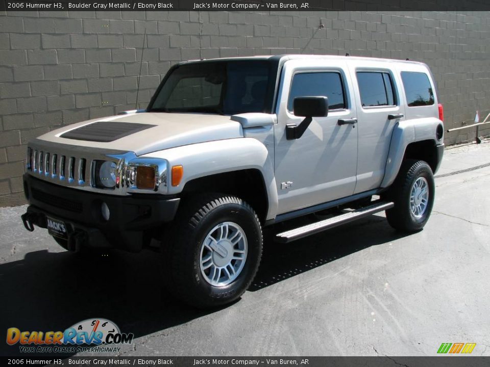 2006 Hummer H3 Boulder Gray Metallic / Ebony Black Photo #2