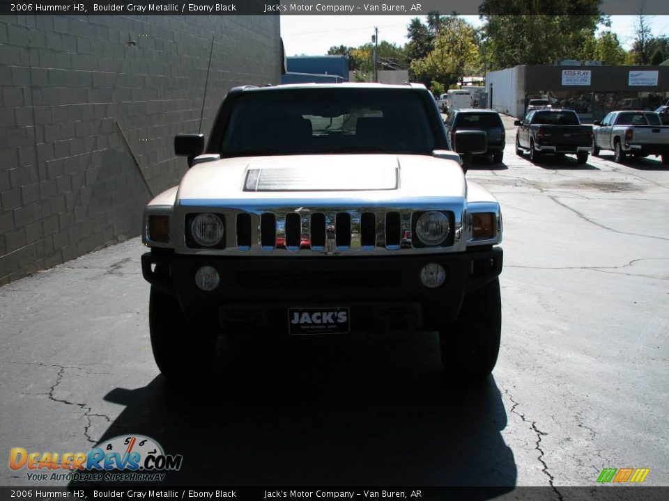 2006 Hummer H3 Boulder Gray Metallic / Ebony Black Photo #3