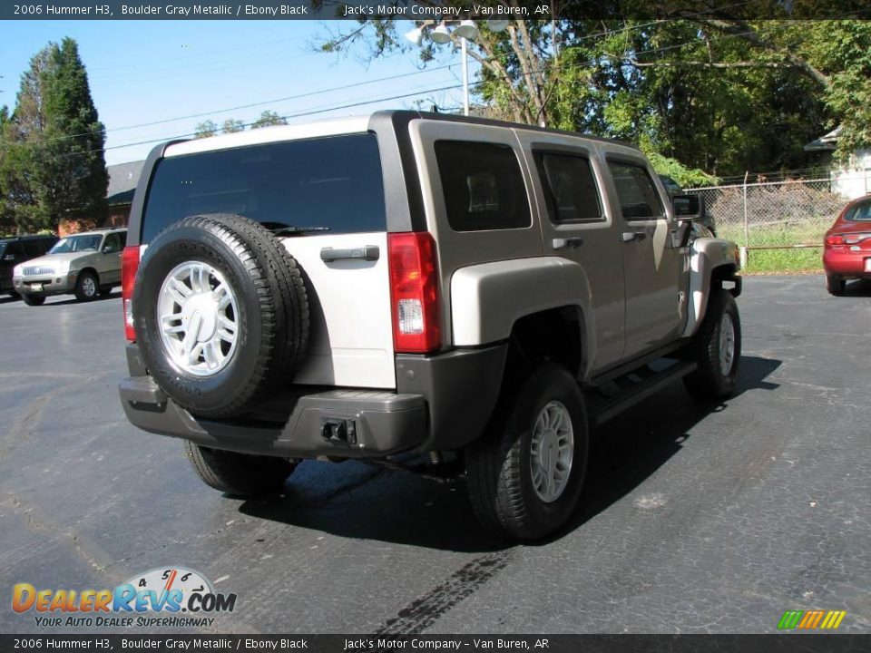 2006 Hummer H3 Boulder Gray Metallic / Ebony Black Photo #5