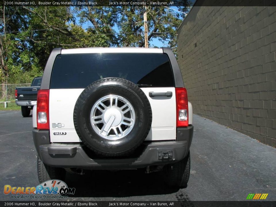 2006 Hummer H3 Boulder Gray Metallic / Ebony Black Photo #6