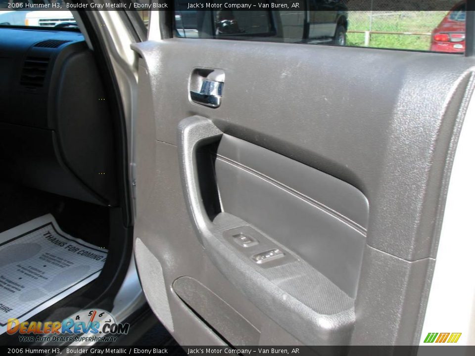 2006 Hummer H3 Boulder Gray Metallic / Ebony Black Photo #7