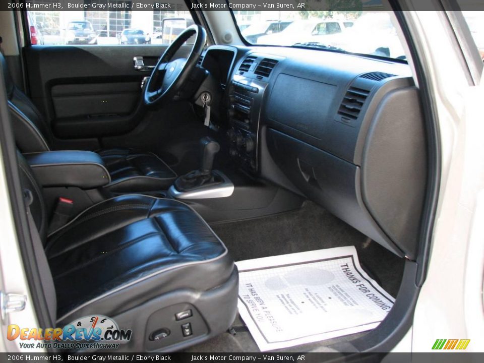 2006 Hummer H3 Boulder Gray Metallic / Ebony Black Photo #8