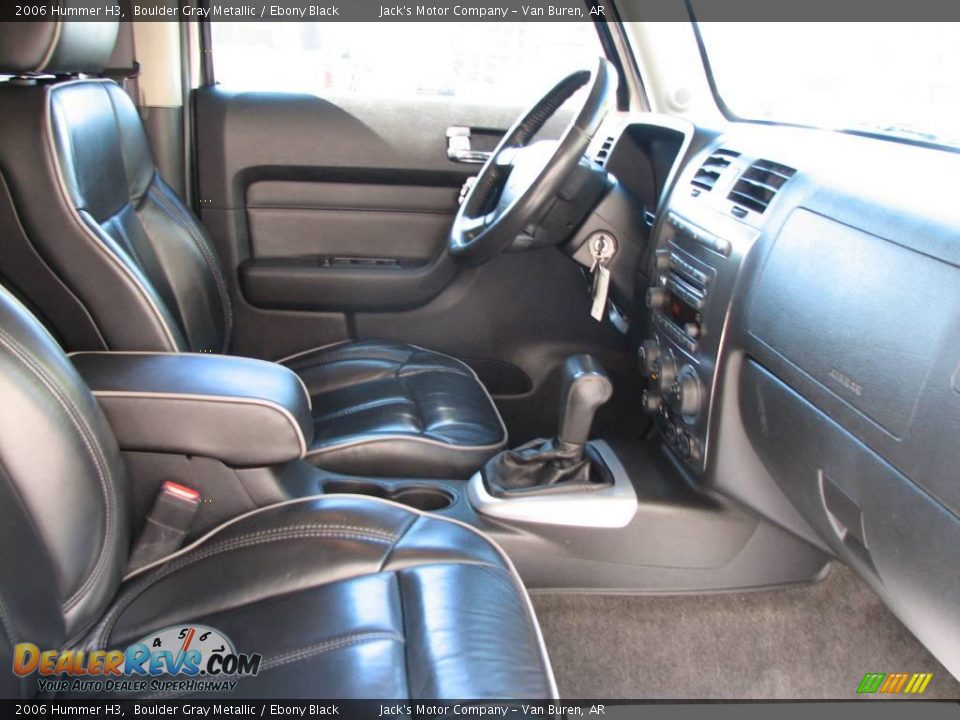 2006 Hummer H3 Boulder Gray Metallic / Ebony Black Photo #9