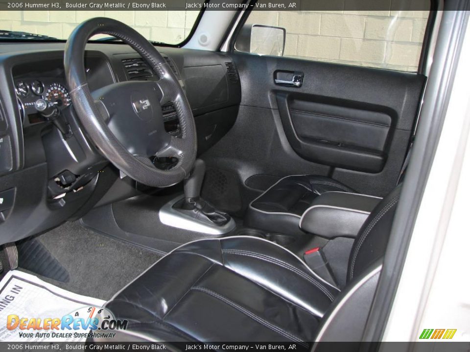 2006 Hummer H3 Boulder Gray Metallic / Ebony Black Photo #13