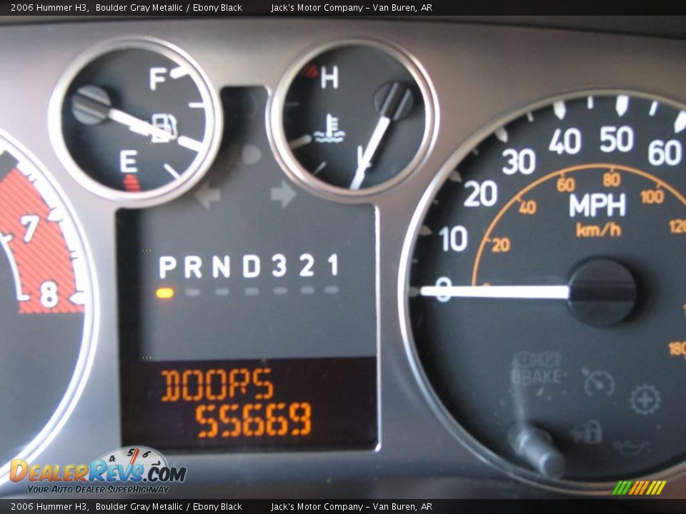 2006 Hummer H3 Boulder Gray Metallic / Ebony Black Photo #14