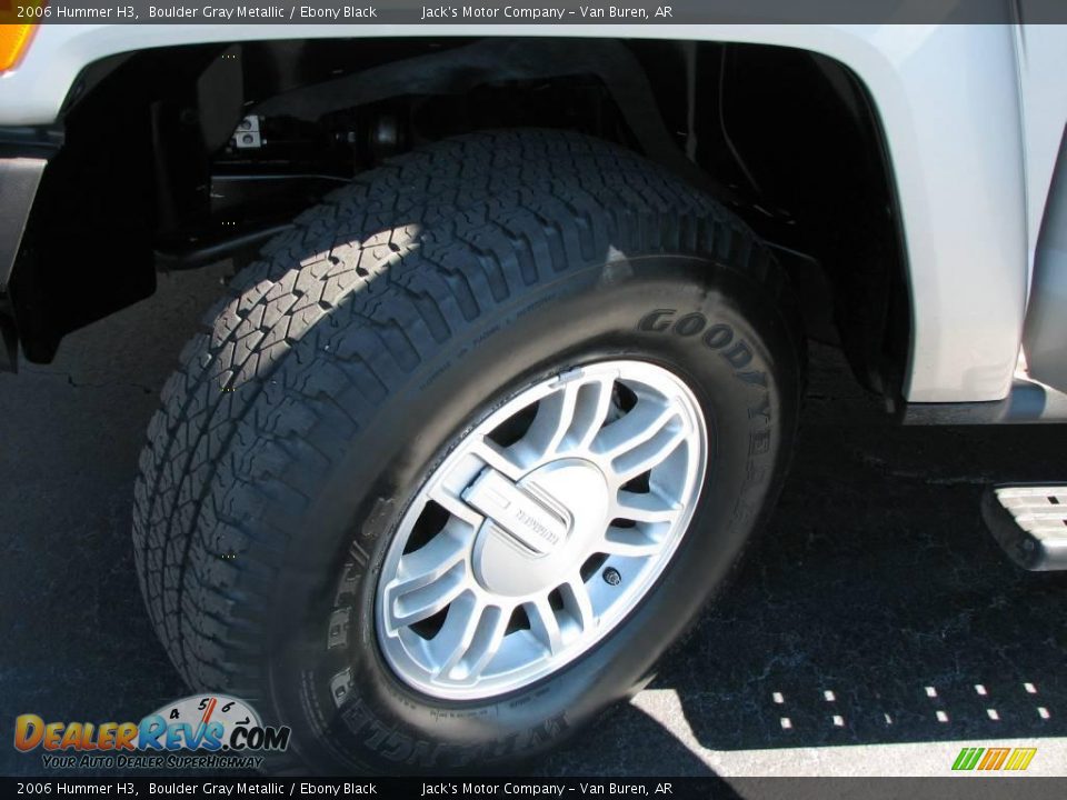 2006 Hummer H3 Boulder Gray Metallic / Ebony Black Photo #15