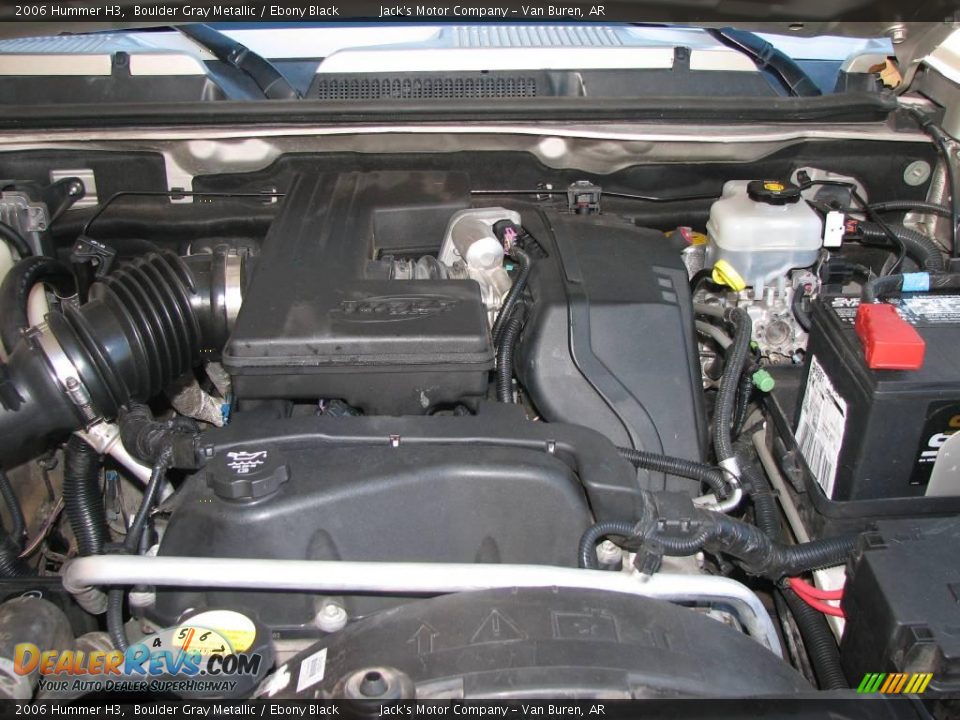 2006 Hummer H3 Boulder Gray Metallic / Ebony Black Photo #16