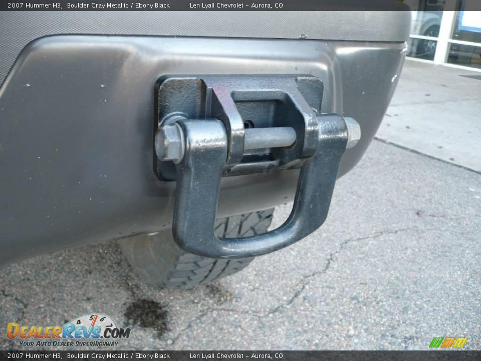 2007 Hummer H3 Boulder Gray Metallic / Ebony Black Photo #14