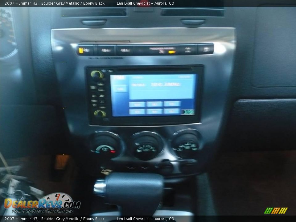 2007 Hummer H3 Boulder Gray Metallic / Ebony Black Photo #19