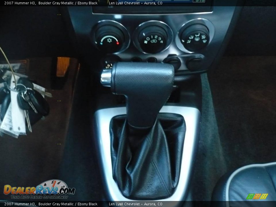 2007 Hummer H3 Boulder Gray Metallic / Ebony Black Photo #20