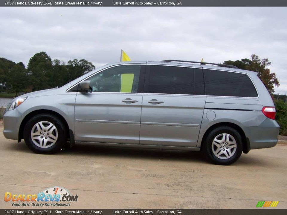 2007 Honda Odyssey EX-L Slate Green Metallic / Ivory Photo #4