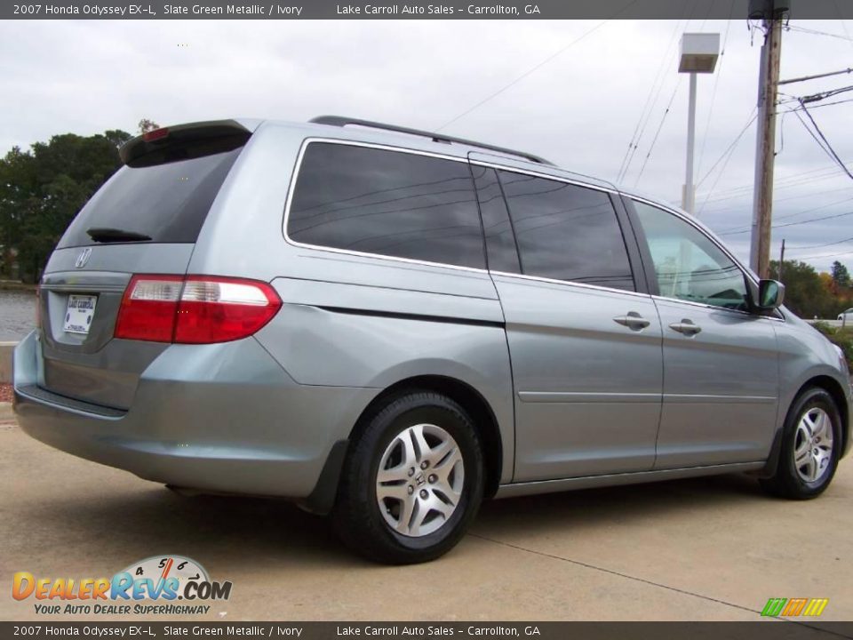 2007 Honda Odyssey EX-L Slate Green Metallic / Ivory Photo #11