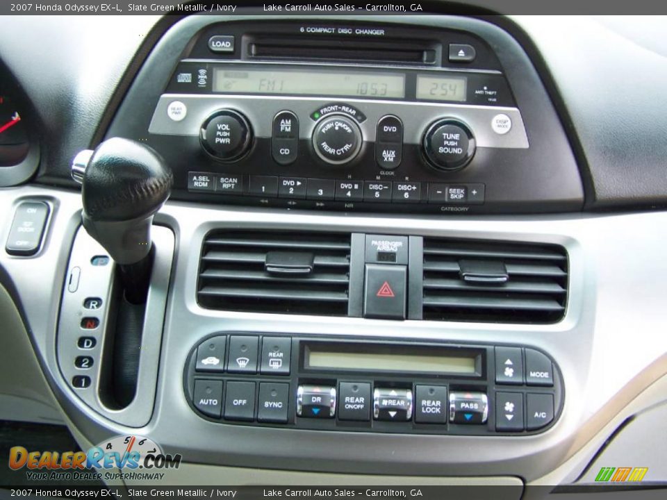 2007 Honda Odyssey EX-L Slate Green Metallic / Ivory Photo #20