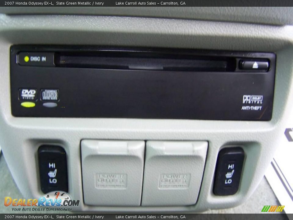 2007 Honda Odyssey EX-L Slate Green Metallic / Ivory Photo #22
