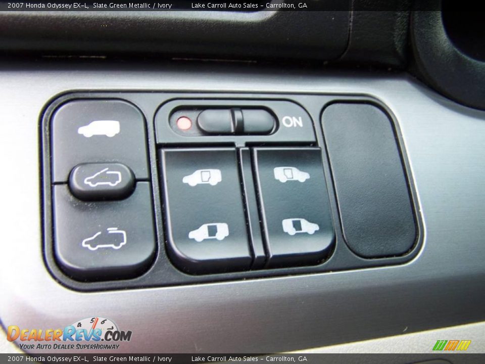 2007 Honda Odyssey EX-L Slate Green Metallic / Ivory Photo #23