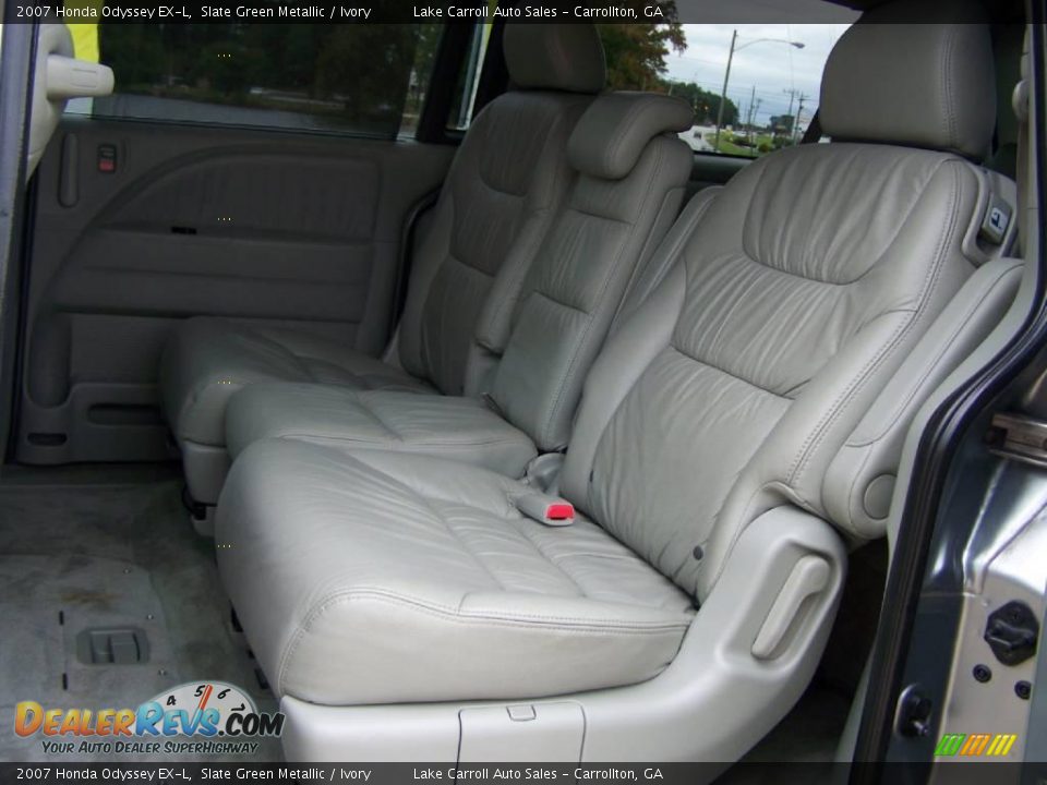 2007 Honda Odyssey EX-L Slate Green Metallic / Ivory Photo #31